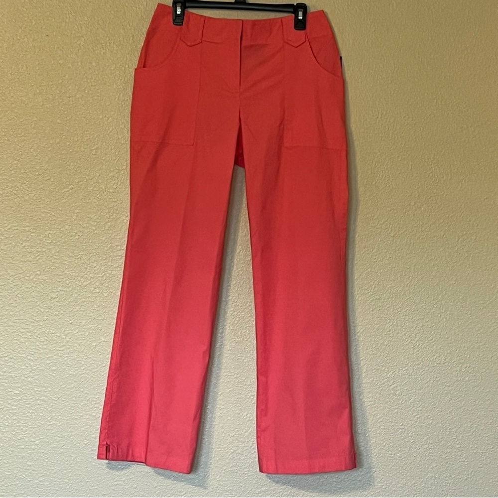 Jones Wear Sport Women’s Size 8 Coral Pink Straight Leg Stretch Pants